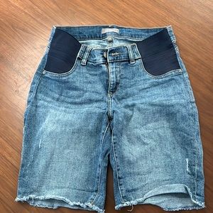 Maternity jean shorts DL 1961 from Saks